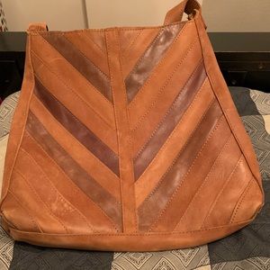 Raven+Lily brown leather bag